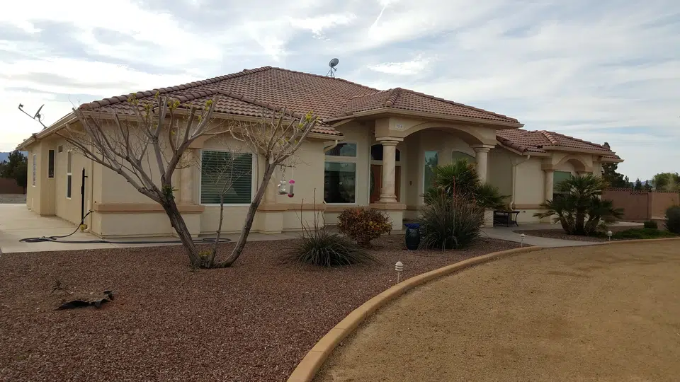 Continuous seamless gutter run after installation