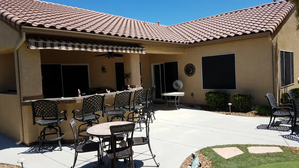 Continuous seamless gutter run after installation