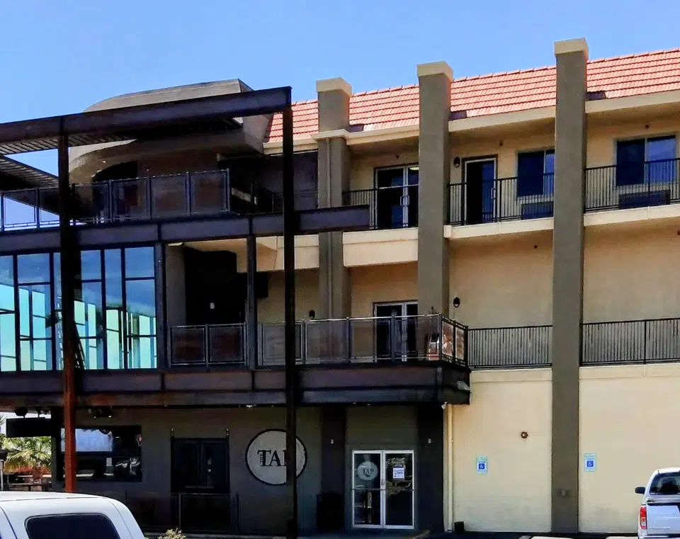 Rain gutter and downspout installation, completed work