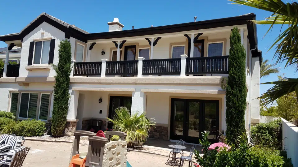 Gutter installation workmanship by Southwest Seamless Rain Gutters