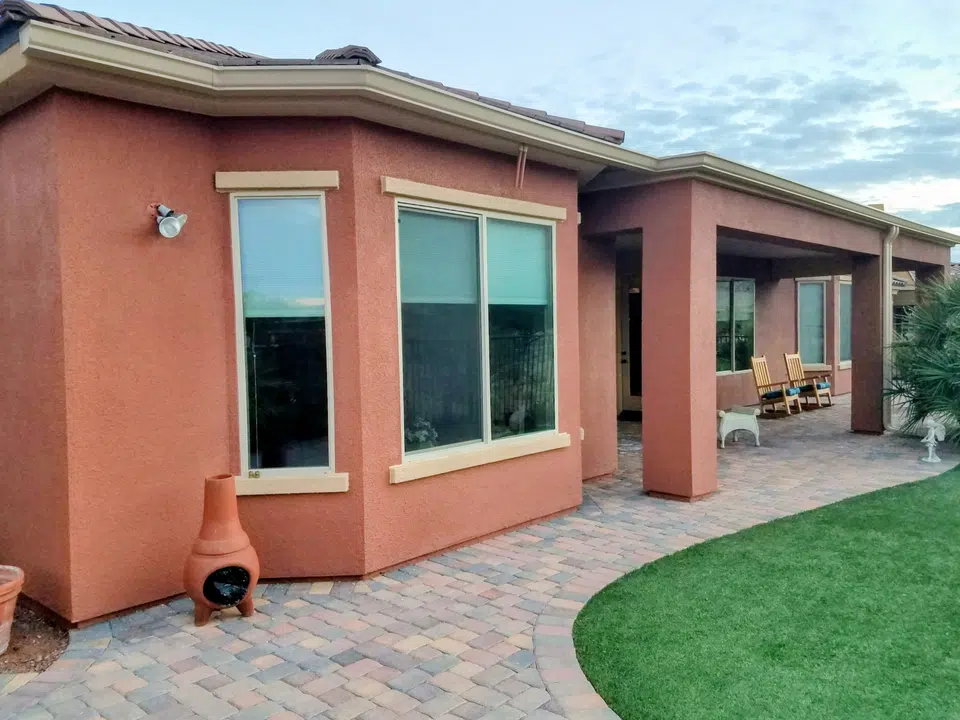 Seamless rain gutter installation by Southwest Seamless Rain Gutters