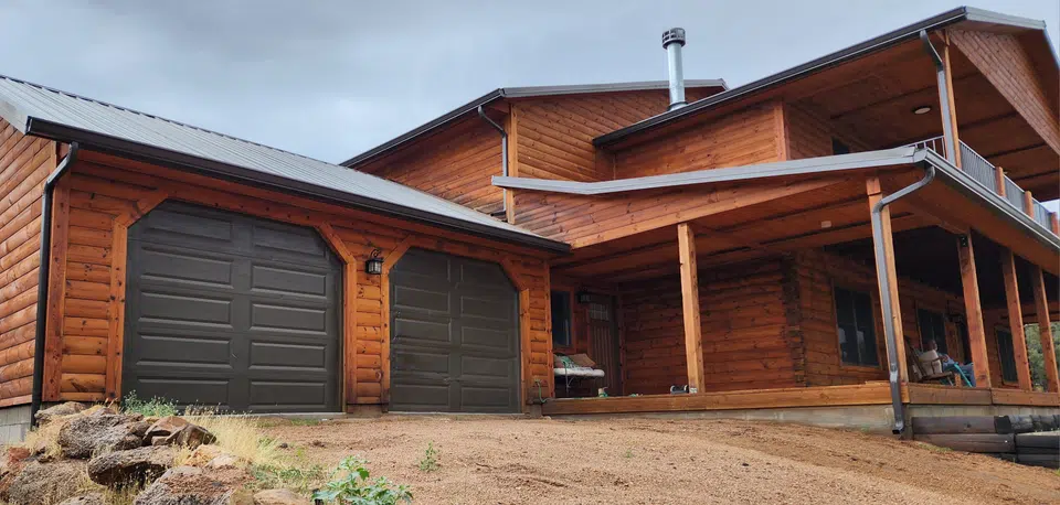 Seamless rain gutter installation by Southwest Seamless Rain Gutters