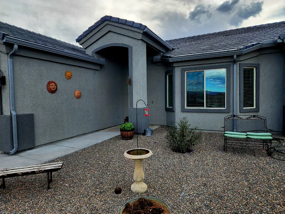 Seamless rain gutter installation by Southwest Seamless Rain Gutters