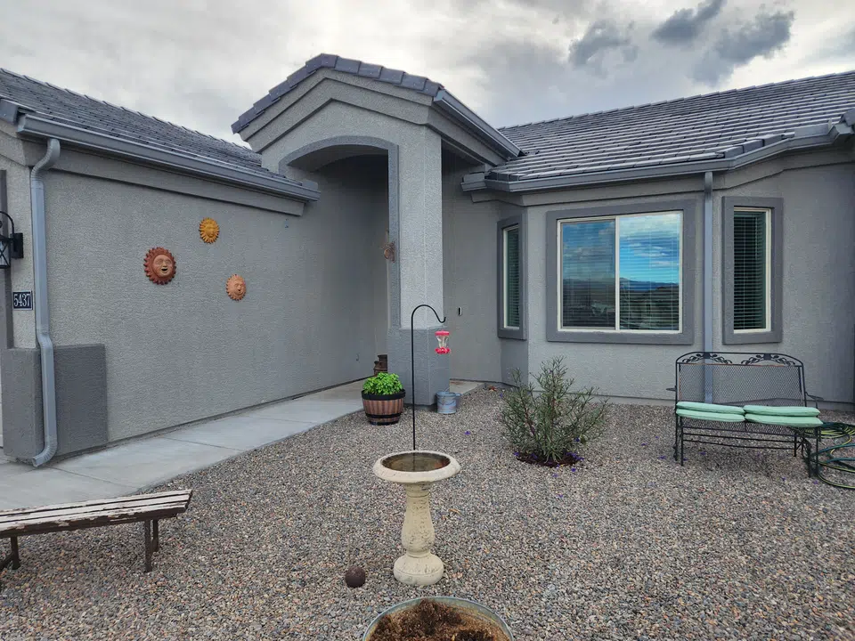 Seamless rain gutter installation by Southwest Seamless Rain Gutters