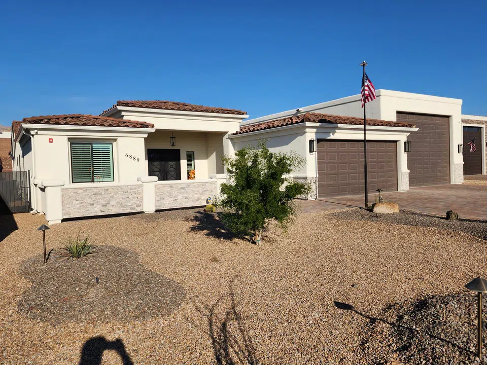 New gutters and downspout on a completed project