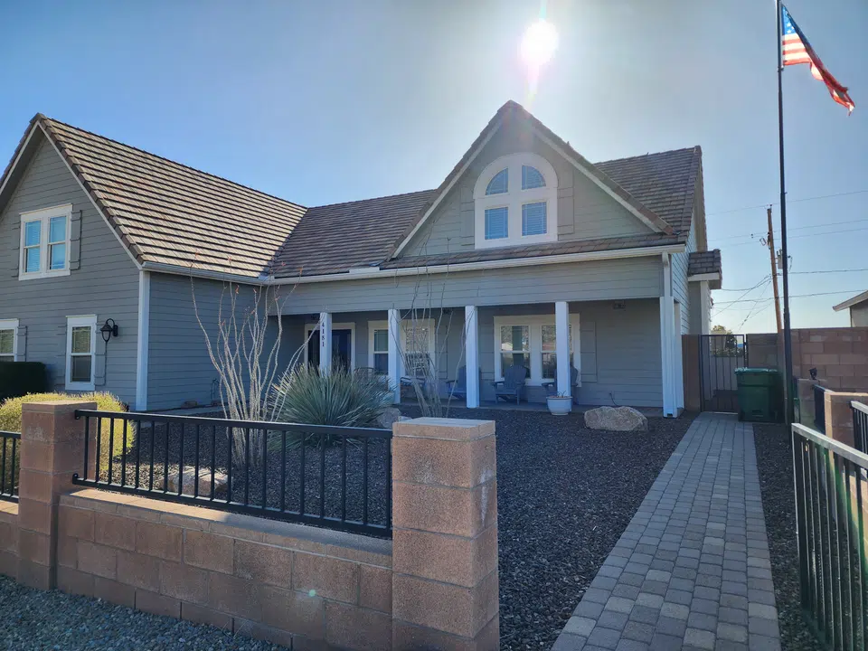 New gutters and downspout on a completed project