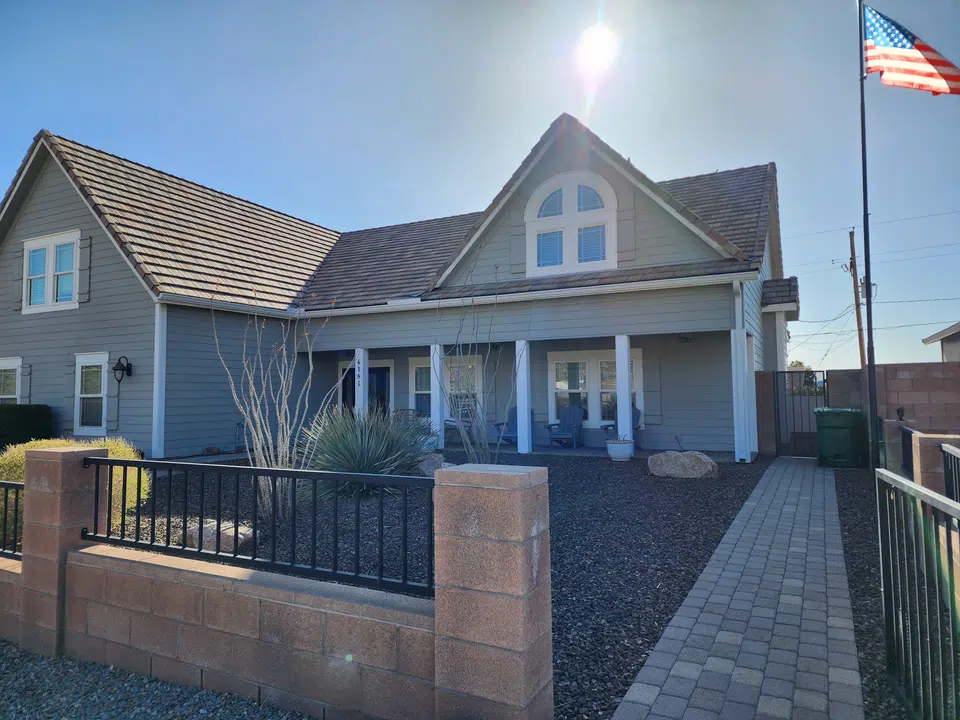New gutters and downspout on a completed project