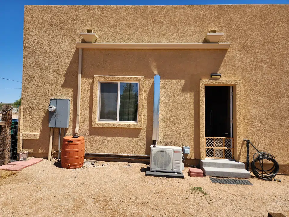 New gutters and downspout on a completed project