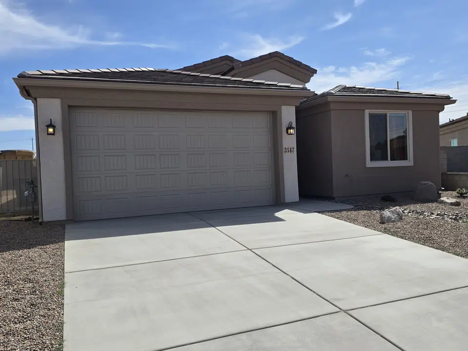Finished gutter and drainage work on a recent project