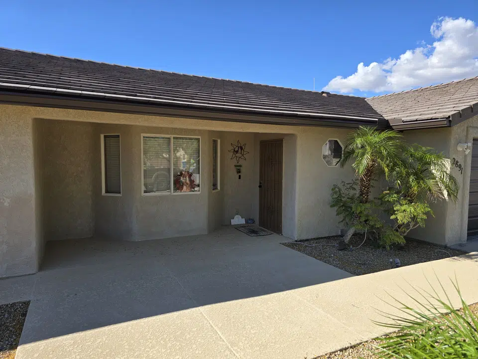 Seamless rain gutter installation by Southwest Seamless Rain Gutters