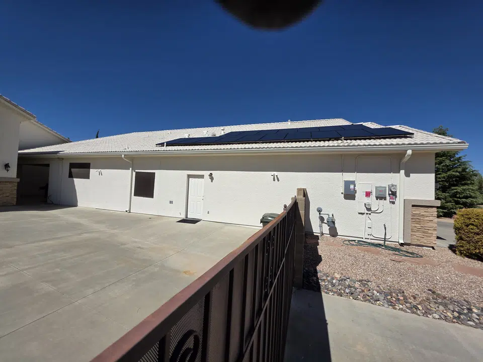 Gutter installation workmanship by Southwest Seamless Rain Gutters