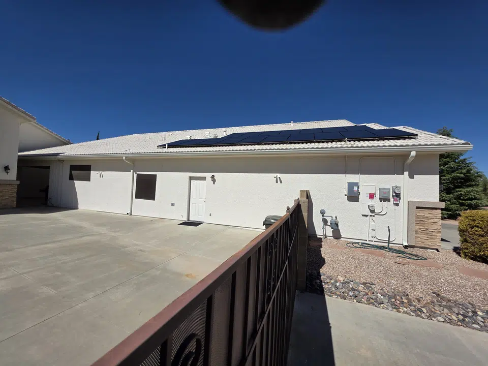 New gutters and downspout on a completed project