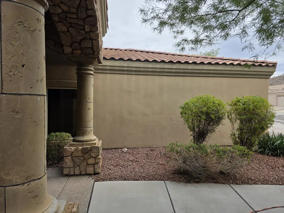 Finished gutter and drainage work on a recent project