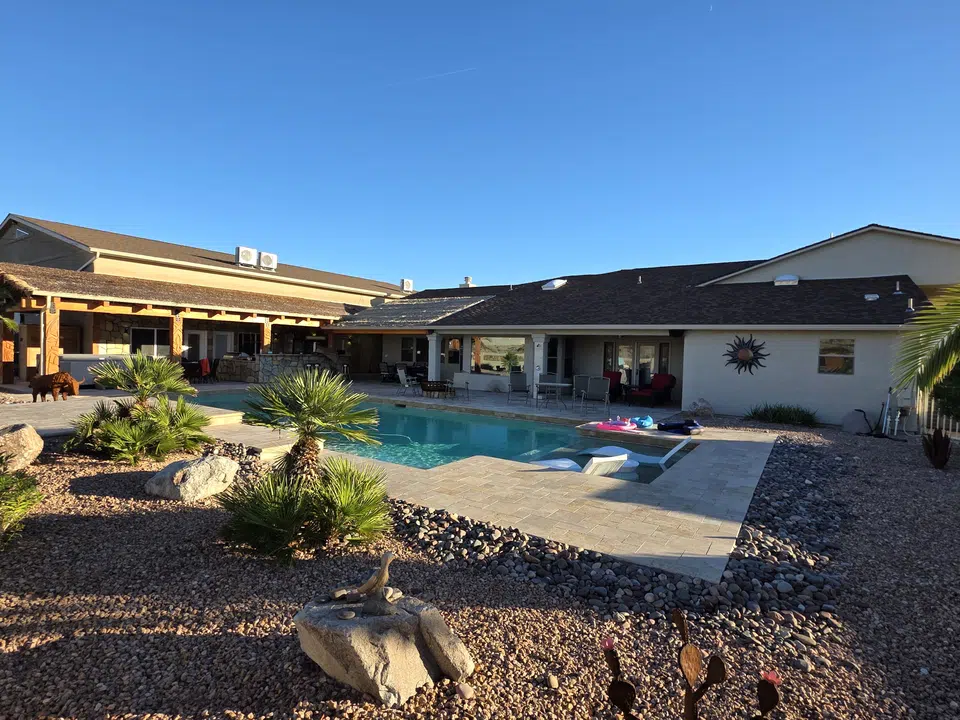 Gutter installation workmanship by Southwest Seamless Rain Gutters