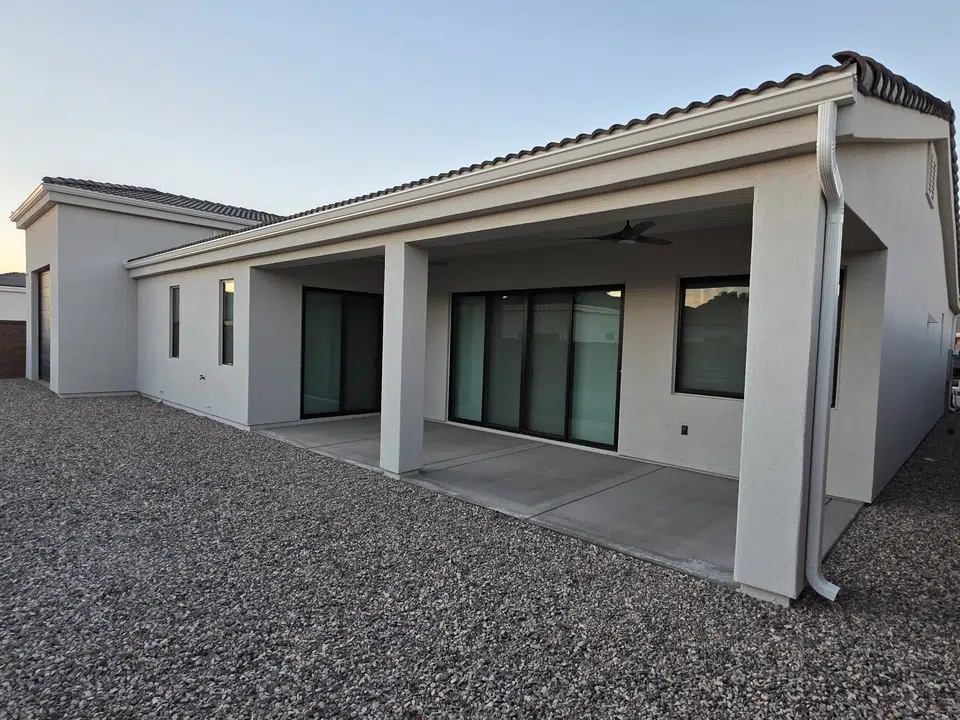 Seamless rain gutter installation by Southwest Seamless Rain Gutters