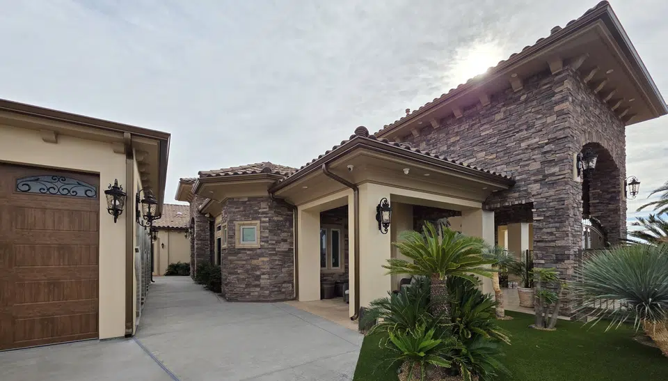 Seamless rain gutter installation by Southwest Seamless Rain Gutters