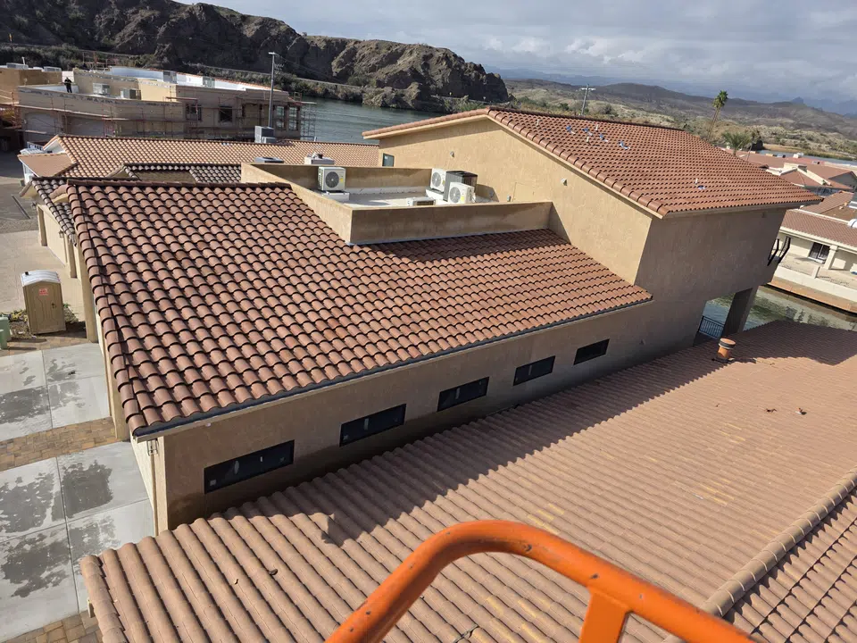 Seamless rain gutter installation by Southwest Seamless Rain Gutters